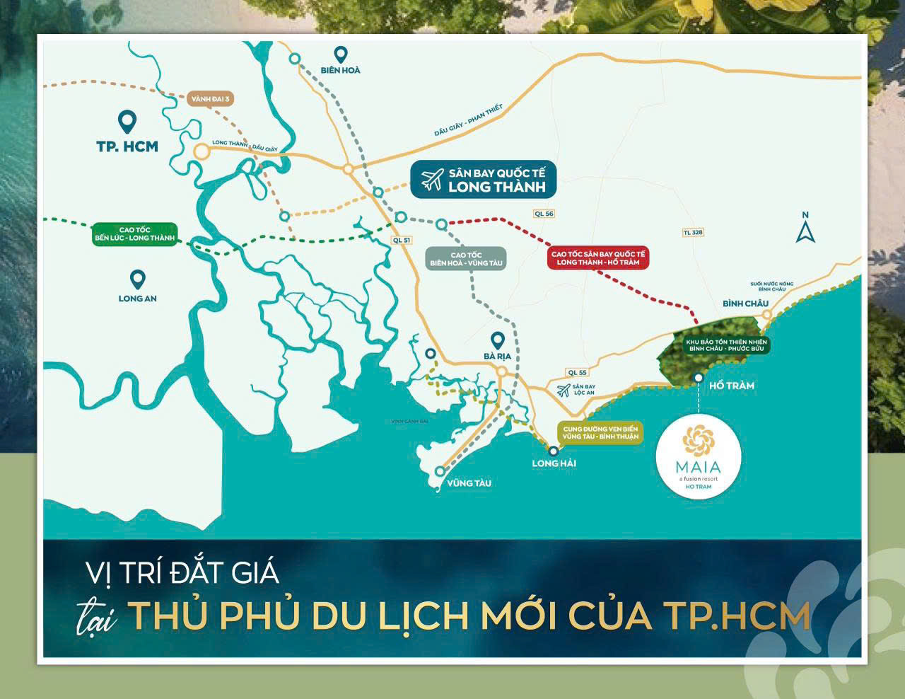 Vị trí đắt giá tại thủ phủ du lịch mới của Tp. HCM