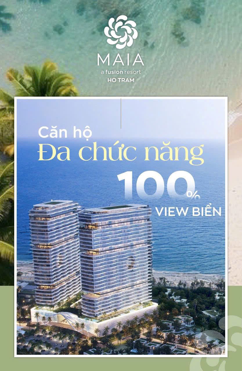Căn hộ đa chức năng 100% view biển