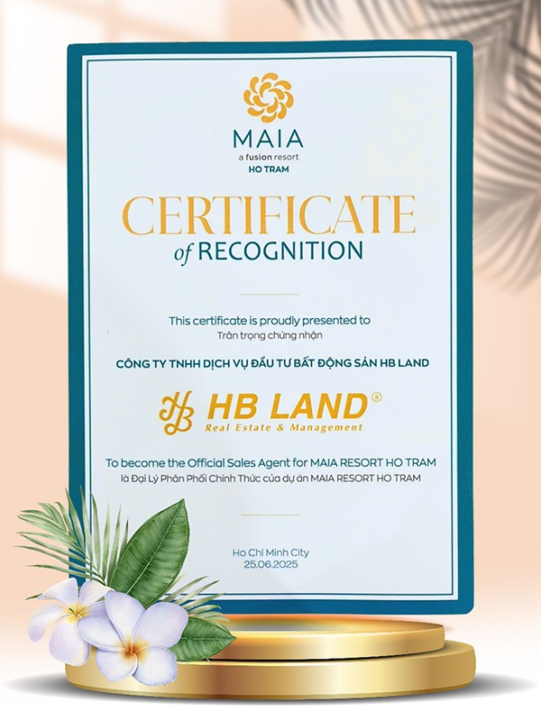 HB Land – Đối tác phân phối chính thức dự án Maia Resort Hồ Tràm